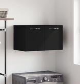 VidaXL Wandkast 60x36,5x35 cm bewerkt hout zwart