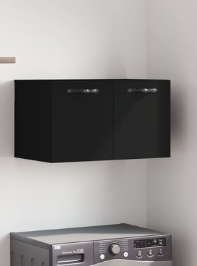 VidaXL Wandkast 60x36,5x35 cm bewerkt hout zwart