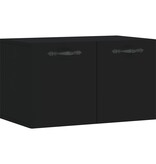 VidaXL Wandkast 60x36,5x35 cm bewerkt hout zwart