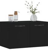 VidaXL Wandkast 60x36,5x35 cm bewerkt hout zwart