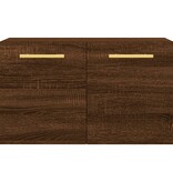 VidaXL Wandkast 60x36,5x35 cm bewerkt hout bruineikenkleurig