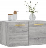 VidaXL Wandkast 60x36,5x35 cm bewerkt hout grijs sonoma eikenkleurig