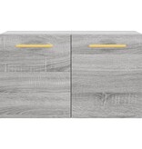 VidaXL Wandkast 60x36,5x35 cm bewerkt hout grijs sonoma eikenkleurig