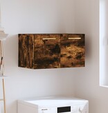 VidaXL Wandkast 60x36,5x35 cm bewerkt hout gerookt eikenkleurig
