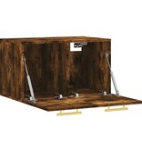 VidaXL Wandkast 60x36,5x35 cm bewerkt hout gerookt eikenkleurig