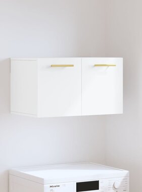 VidaXL Wandkast 60x36,5x35 cm bewerkt hout wit