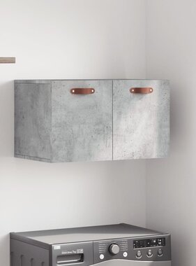 VidaXL Wandkast 60x36,5x35 cm bewerkt hout betongrijs