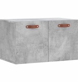 VidaXL Wandkast 60x36,5x35 cm bewerkt hout betongrijs