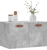 VidaXL Wandkast 60x36,5x35 cm bewerkt hout betongrijs