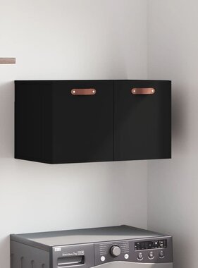 VidaXL Wandkast 60x36,5x35 cm bewerkt hout zwart