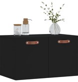 VidaXL Wandkast 60x36,5x35 cm bewerkt hout zwart