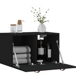 VidaXL Wandkast 60x36,5x35 cm bewerkt hout zwart