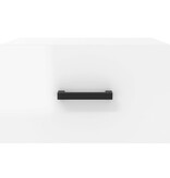 VidaXL Nachtkastje wandgemonteerd 35x35x20 cm hoogglans wit