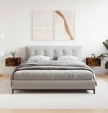 VidaXL Nachtkastjes 2 st wandgemonteerd 35x35x20 cm gerookt eikenkleur
