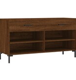 VidaXL Schoenenbank 102x35x55 cm bewerkt hout sonoma eikenkleurig