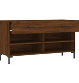 VidaXL Schoenenbank 102x35x55 cm bewerkt hout sonoma eikenkleurig