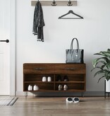 VidaXL Schoenenbank 102x35x55 cm bewerkt hout sonoma eikenkleurig