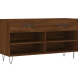 VidaXL Schoenenbank 102x35x55 cm bewerkt hout sonoma eikenkleurig