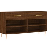 VidaXL Schoenenbank 102x35x55 cm bewerkt hout sonoma eikenkleurig