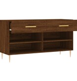VidaXL Schoenenbank 102x35x55 cm bewerkt hout sonoma eikenkleurig