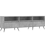 VidaXL Tv-meubel 150x30x44,5 cm bewerkt hout betongrijs