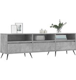 VidaXL Tv-meubel 150x30x44,5 cm bewerkt hout betongrijs