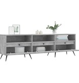 vidaXL Tv-meubel 150x30x44,5 cm bewerkt hout betongrijs