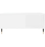VidaXL Salontafel 80x80x36,5 cm bewerkt hout wit
