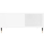 VidaXL Salontafel 80x80x36,5 cm bewerkt hout wit