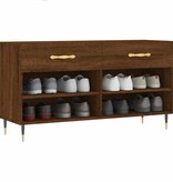 VidaXL Schoenenbank 102x35x55 cm bewerkt hout sonoma eikenkleurig