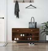 VidaXL Schoenenbank 102x35x55 cm bewerkt hout sonoma eikenkleurig