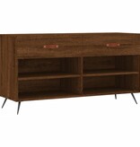 VidaXL Schoenenbank 102x35x55 cm bewerkt hout sonoma eikenkleurig