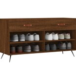 VidaXL Schoenenbank 102x35x55 cm bewerkt hout sonoma eikenkleurig