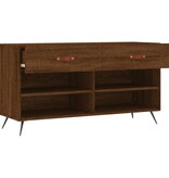 VidaXL Schoenenbank 102x35x55 cm bewerkt hout sonoma eikenkleurig