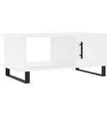 VidaXL Salontafel 90x50x40 cm bewerkt hout wit