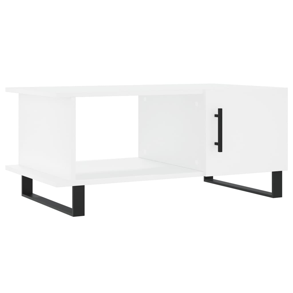 VidaXL Salontafel 90x50x40 cm bewerkt hout wit