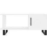 VidaXL Salontafel 90x50x40 cm bewerkt hout wit