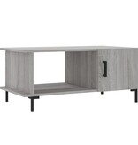 VidaXL Salontafel 90x50x40 cm bewerkt hout grijs sonoma eikenkleurig