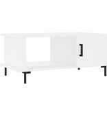 VidaXL Salontafel 90x50x40 cm bewerkt hout wit