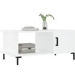 VidaXL Salontafel 90x50x40 cm bewerkt hout wit