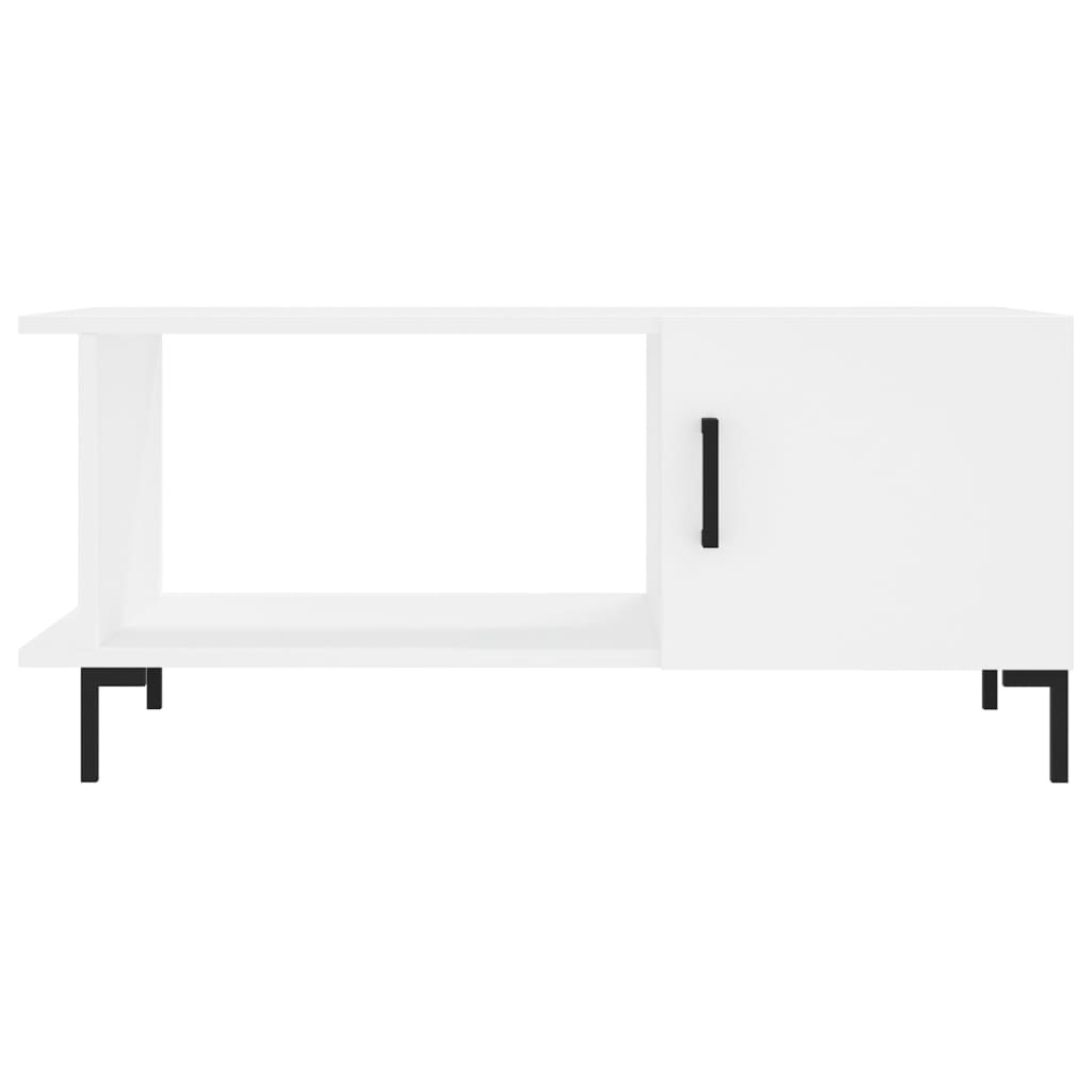 VidaXL Salontafel 90x50x40 cm bewerkt hout wit
