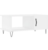 VidaXL Salontafel 90x50x40 cm bewerkt hout wit