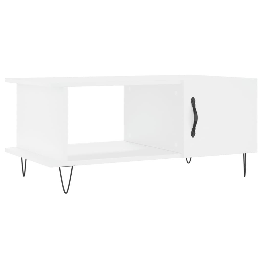 VidaXL Salontafel 90x50x40 cm bewerkt hout wit