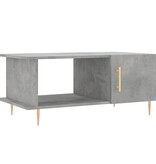 VidaXL Salontafel 90x50x40 cm bewerkt hout betongrijs