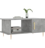 VidaXL Salontafel 90x50x40 cm bewerkt hout betongrijs