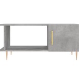 VidaXL Salontafel 90x50x40 cm bewerkt hout betongrijs
