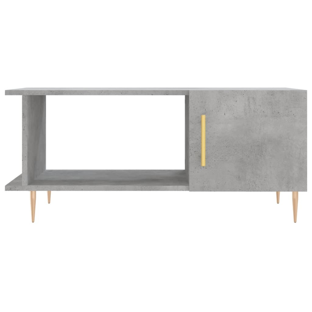 VidaXL Salontafel 90x50x40 cm bewerkt hout betongrijs