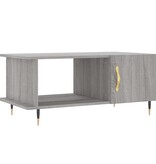 VidaXL Salontafel 90x50x40 cm bewerkt hout grijs sonoma eikenkleurig