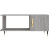 VidaXL Salontafel 90x50x40 cm bewerkt hout grijs sonoma eikenkleurig