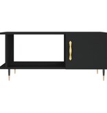 VidaXL Salontafel 90x50x40 cm bewerkt hout zwart